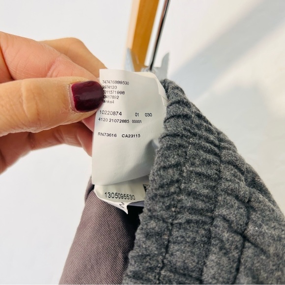 Hugo Boss Men's "Banks4" Wool Gray Striped Pants US 30R - Picture 11 of 13